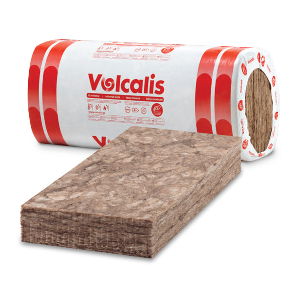 Lã mineral VOLCALIS COMFORT painel sem papel 1350x600x50mm (rolo=12,96m2)